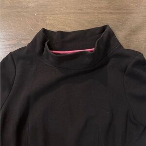 Boden Boatneck Ottoman Black Women's Dress